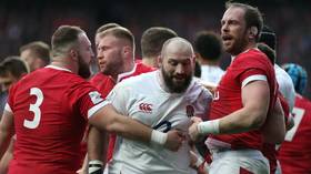 'Wrong kind of tackle, mate!' England rugby player trolled after grabbing opponent's crotch during game (VIDEO)