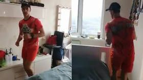 Home run: Russian athlete ‘completes 100km lockdown ultramarathon AROUND HIS BED’ (VIDEO)