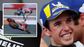 'How did he walk away?' Motorcycle champ flips over top of bike at MotoGP, bounces backside-first on track in horror crash (VIDEO)