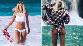Russian Olympic swimming champ Anzhelika Timanina celebrates her birthday by showing ‘love & gratitude’ to fans with topless snap