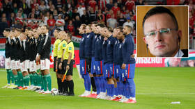 Hungarian foreign minister makes dig at England players over anthem booing – as fan ban pledge by FA makes no mention of racism