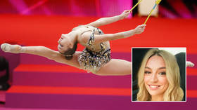 Dina Averina breaks legendary Russian gymnast Kanaeva’s gold medal record – & two-time Olympic champ cheers as she watches (VIDEO)