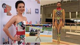 ‘It’s a nightmare’ – Russian figure skating icon Slutskaya on ‘unusual’ men’s rhythmic gymnastics