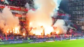 Russian riot police detain hundreds of football fans (VIDEO)
