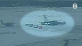 WATCH Ukrainian POWs boarding doomed transport plane